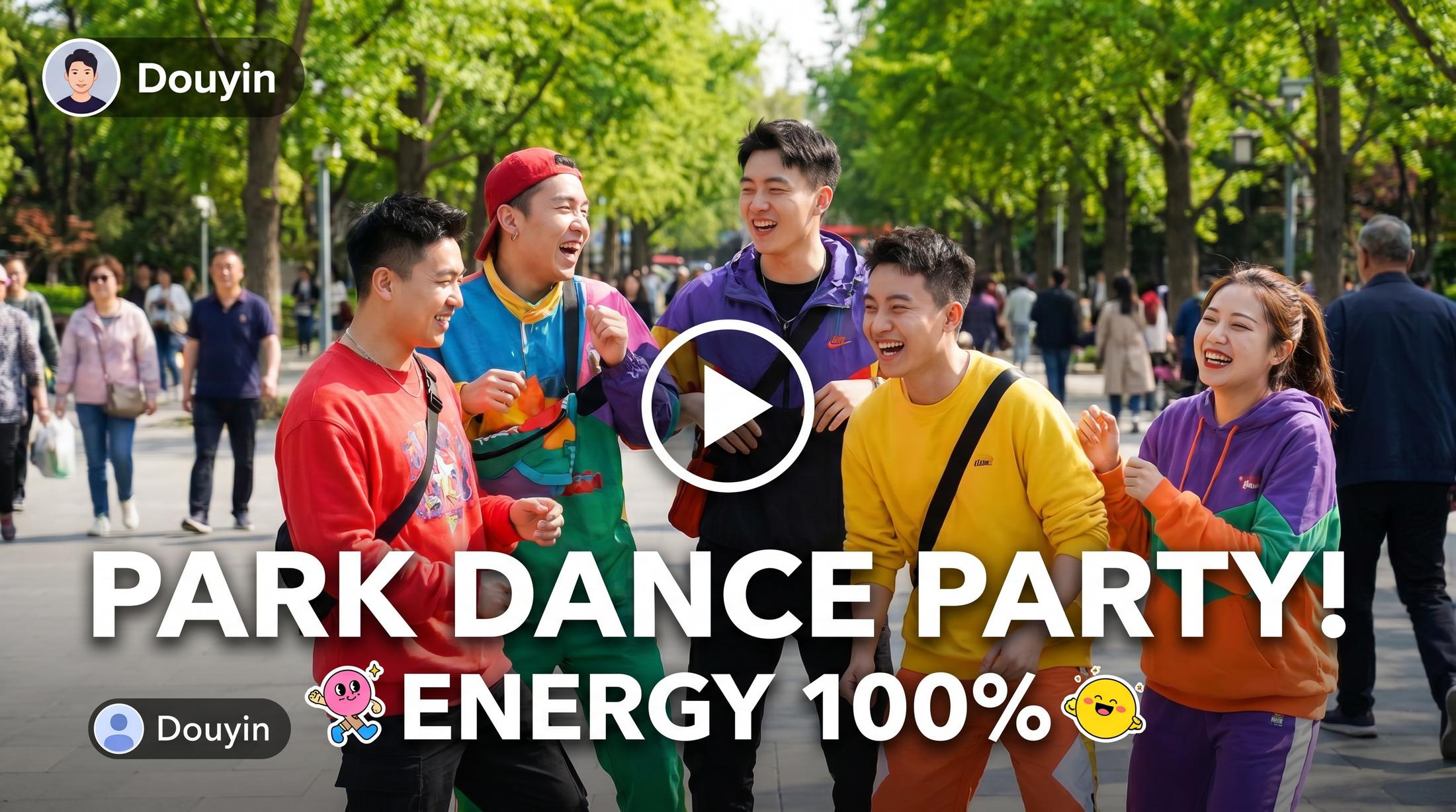 男同电影视频：户外街舞快闪短视频
